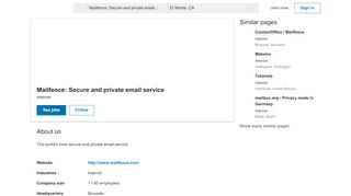 
                            11. Mailfence: Secure and private email service | LinkedIn