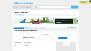
                            10. mail.gmb.ro at WI. GMB Computers - Login - Website Informer