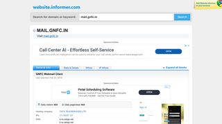 
                            5. mail.gnfc.in at WI. GNFC Webmail Client - Website Informer