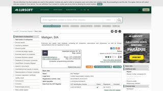 
                            12. Mailigen, SIA, 40103708475 - company data