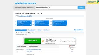 mail.independent24.tv at WI. Beximco IndependentTV - Login