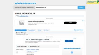 
                            7. mail.indianoil.in at WI. Outlook Web App - Website Informer