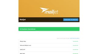 
                            7. Mailjet Status