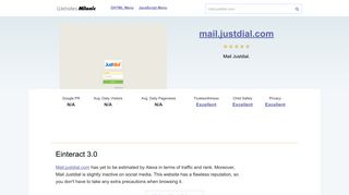 
                            4. Mail.justdial.com website. Einteract 2.0.