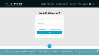 
                            4. MailKitchen: Your Account | Login