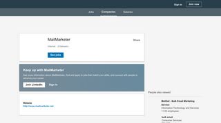 
                            12. MailMarketer | LinkedIn