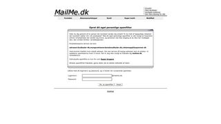 
                            11. MailMe Danmark: Opret mit eget personlige spamfilter