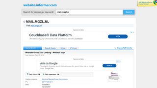 
                            7. mail.mgzl.nl at WI. Meander Groep Zuid Limburg - Webmail login