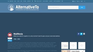 
                            7. MailNesia Alternatives and Similar Websites and Apps - AlternativeTo ...