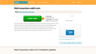 
                            5. Mail.nusantara-sakti.com - Easycounter