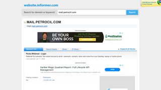 
                            13. mail.petrocil.com at WI. Penta Webmail - Login - Website Informer