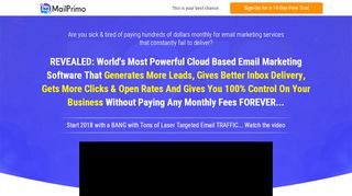 
                            2. MailPrimo: Best Email Marketing Automation Software | Cloud Based