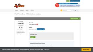 
                            12. MailPrimo Pro - Affiliate Information - JVZoo