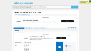 
                            7. mail.scandichotels.com at Website Informer. Outlook. Visit Mail ...