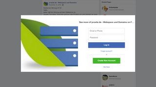 
                            12. Mailserver Störung 07:30 Hallo, leider... - prosite.de - Webspace und ...