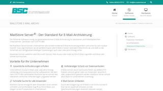 
                            11. Mailstore E-Mail-Archiv - BSC Systemhaus GmbH