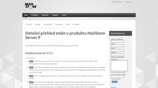 
                            9. MailStore Server - Changelog