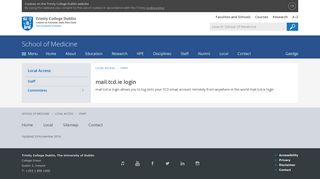 
                            12. mail.tcd.ie login - School of Medicine - Trinity College Dublin