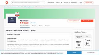 
                            9. MailTrack Reviews 2019 | G2 Crowd