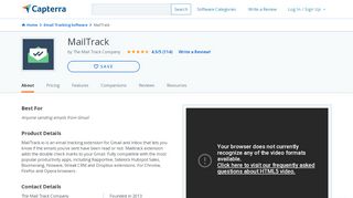 
                            5. MailTrack Reviews and Pricing - 2019 - Capterra