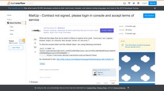 
                            10. MailUp - Contract not signed, please login in console and accept ...