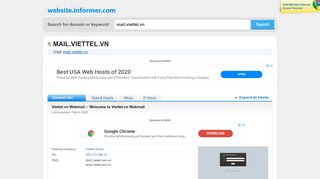 
                            2. mail.viettel.vn at WI. Viettel.vn Webmail :: Welcome to Viettel.vn Webmail