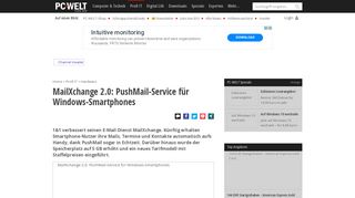 
                            9. MailXchange 2.0: PushMail-Service für Windows-Smartphones - PC ...