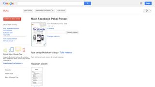 
                            8. Main Facebook Pakai Ponsel