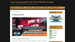 
                            9. Main Pokerplace88 | Login Pokerplace88