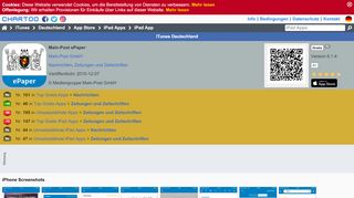 
                            9. Main-Post ePaper - iPad App - iTunes Deutschland | Chartoo
