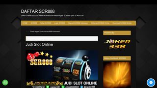 
                            9. main slot scr8888 indonesia | DAFTAR SCR888