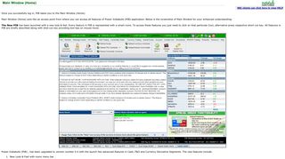 
                            12. Main Window - Power Indiabulls (PIB) Online Trading System