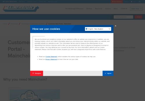 
                            2. Mainchain Customer Portal | Mainfreight