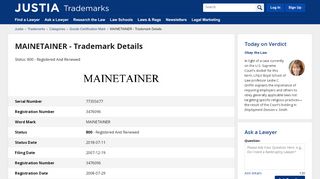 
                            12. MAINETAINER Trademark of American Maine-Anjou Association ...