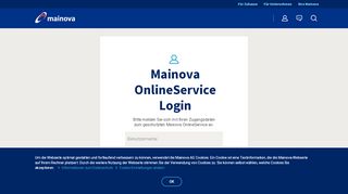 
                            11. Mainova AG -OnlineService für Geschäftskunden