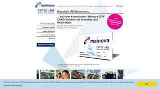 
                            5. Mainova CITY CARD Online