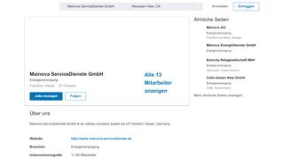 
                            11. Mainova ServiceDienste GmbH | LinkedIn