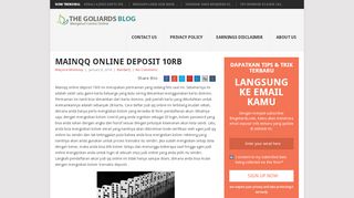 
                            12. Mainqq Online Deposit 10rb – The Goliards Blog