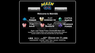 
                            1. MainQQ.com ~ Bandar Poker Online, Domino 99, BandarQ Terpercaya