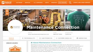 
                            13. Maintenance Connection - FeaturedCustomers
