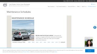 
                            10. Maintenance Schedules | Jim Fisher Volvo Cars