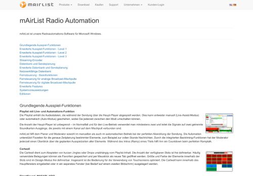 
                            9. mAirList Radio Automation