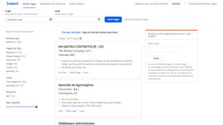 
                            4. Mais de 100 vagas de Empregos Login | Indeed.com.br