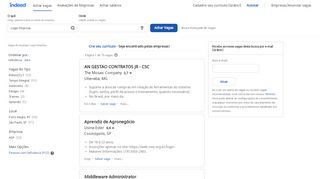 
                            5. Mais de 100 vagas de Login Empresa | Indeed.com.br