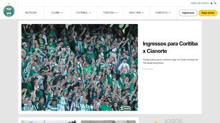 
                            6. Mais Lidas - Coritiba Foot Ball Club