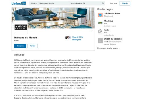 
                            10. Maisons du Monde | LinkedIn