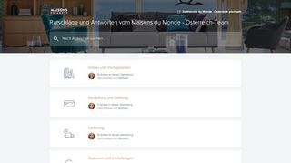 
                            10. Maisons Du Monde Österreich - Help Center