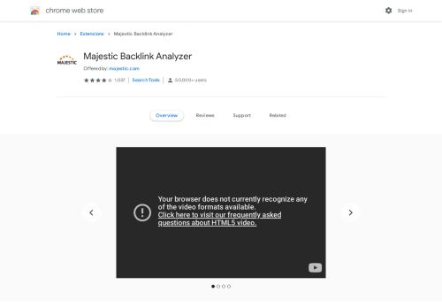 
                            2. Majestic Backlink Analyzer - Google Chrome