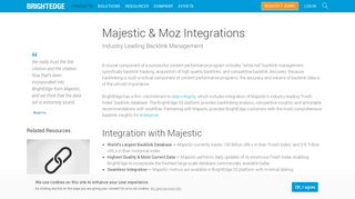 
                            13. Majestic & Moz Integrations | BrightEdge