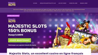 
                            9. Majestic Slots Casino : Free Spins Et Bonus Sans Dépôt